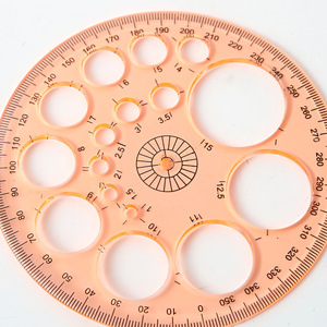 Juego de 5 reglas geométricas flexibles - Kit de herramientas de dibujo matemático plegables para la escuela y la oficina - Product Image 6