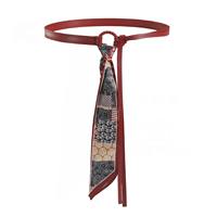 Ceinture vintage bohème pour femme, en satin floral et cuir PU, idéale pour robes et jeans – Vente en gros directe usine (17 ans d'expérience)