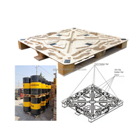 Palette en bois moulée à chaud MDI haute performance 45,5 pouces, certifiée FSC, grande capacité 1140 mm, pour la fabrication de palettes en bois pressé