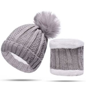 <span class=keywords><strong>Ensemble</strong></span> <span class=keywords><strong>bonnet</strong></span> et écharpe d'hiver tendance pour <span class=keywords><strong>femme</strong></span> et fille, bonnets chauds pour fille, écharpe à pompons, bonnets d'hiver, casquettes tricotées, écharpe - Product Image 5