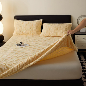 Cubrecamas Jacquard Estilo Moderno Color Caqui para Hogares, Dormitorios y Escuelas, Duraderos y Resistentes - Product Image 2