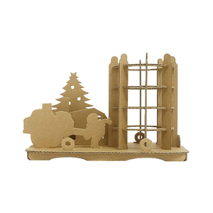 Decorazioni Natalizie Artigianali in Carta Ecologica - Ornamenti da Tavolo Stile Unico Personalizzabili - Product Image 5