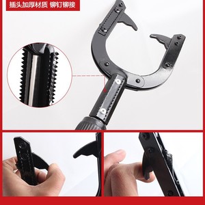 Telescopic Steel Fork <b>Security</b> Control Device 1.4kg Stainless Steel Protection <b>Equipment</b> For Riot Control - Product Image 5