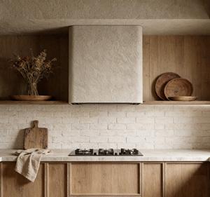 Custom Solid <b>Wood</b> Kitchen Cabinet Set | Rustic Texture <b>Cupboards</b> | Stylish Natural <b>Wood</b> Kitchen Storage for Earthy Interiors - Product Image 3