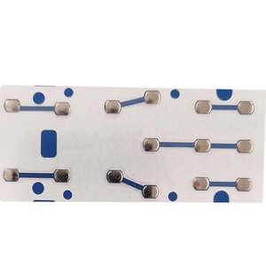 Bàn Phím Điều Khiển Từ Xa Điều Khiển Từ Xa Bằng Nhựa Pet Màu Trắng Tấm Vòm Kim Loại Nhà Máy Oem Trung Quốc Có Keo Dính Để Chiếu Sáng - Product Image 5