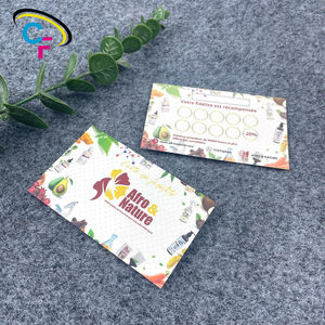 Nouvelle popularité personnalisé couleur impression mat enduit papier beauté affaires cadeau cartes de fidélité pour commande - Product Image 2