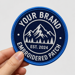 Eco-Friendly Twill Fabric Iron On Badges Personalization Embroidered Patches Clothing Hats Bags Backpacks OEM Custom Patch - Product Image 1