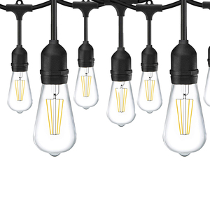 Dây Đèn Led Nặng 15M E27 ST64 Đèn Dây Tóc 4W Vòng Hoa Cổ Tích Đèn Treo Sân Hiên Lễ Hội Quán Cà Phê Bar Trang Trí Công Nghiệp - Product Image 1