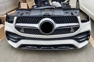 Paraurti anteriore completo con radiatore OEM AMG-Line, usato originale per <span class=keywords><strong>Mercedes</strong></span> <span class=keywords><strong>GLE</strong></span> W167 2019+, gruppo frontale. - Product Image 3
