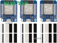Placa de desarrollo Mini ESP-WROOM-32, placa de desarrollo ESP32, WLAN, WiFi, Bluetooth, IoT