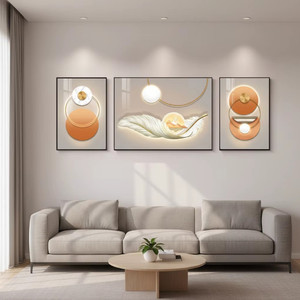 Décoration de salon moderne, peinture murale en porcelaine de cristal, impression d'art, affiche, œuvre d'art luxueuse et brillante pour la décoration de la maison - Product Image 3