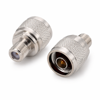 Adaptateur RF F femelle vers N mâle, connecteur de câble coaxial, convertisseur d'impédance 50Ω