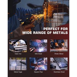 Premium 200A ARC/Lift TIG máquina de soldadura 110V/220V IGBT inversor Sinergic Control Stick soldador gran pantalla LED para acero - Product Image 6