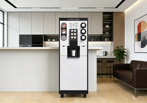 Distributeur automatique de café commercial grande capacité, écran tactile 10 pouces, 2000W, code QR, machine à glaçons intégrée, basé sur le cloud - Product Image 6