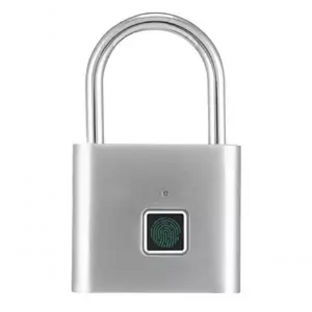 Оптовая цена, USB-зарядка, маленький замок со сканером отпечатков пальцев, дешевый электронный Сейф, навесной замок, используемый в чехле, рюкзаке, чемодане