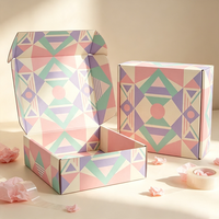 Offre Spéciale paquet de luxe Unique plié vêtement mat stratification Mailer papier expédition boîte d'emballage cadeau pour vêtements