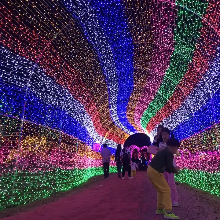 JXJT bohlam lampu luar ruangan tenaga surya, lampu Led RGB dekorasi Natal tali dekorasi taman, lampu lentera tahan air Tiongkok