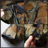 Ensemble d'uniformes tactiques d'extérieur camouflage 2 pièces OEM Veste pantalon polyvalente et réglable avec plusieurs poches Tenue de travail pour homme