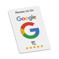 Étiquette NFC personnalisable avec code QR, étiquette professionnelle double face en PVC étanche pour Google, TikTok, Instagram, avis, interface de communication RFID