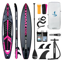 Planche de paddle gonflable (SUP) HY Sports, planche de surf longue et portable, écologique, 3 ailerons pour sports nautiques, vente en gros