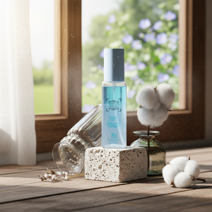Brume sans thé de bonne qualité 100ml pour les cheveux et le corps au parfum de thé bleu mauve en coton - Product Image 3