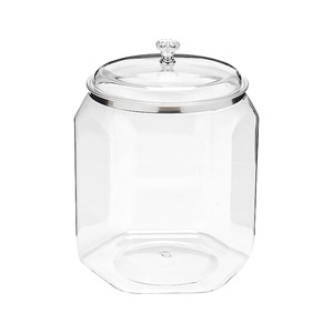 <b>Storage</b> <b>Jar</b> Cylinder L Plastic Lid Dustproof Moistureproof <b>For</b> Grains Tea Flower Tea <b>Kitchen</b> Use - Product Image 5