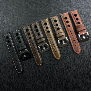 Bracelets de montre en <span class=keywords><strong>cuir</strong></span> véritable pour hommes, confortables et vintage, très vendus, adaptés à tous les bracelets de montre de luxe - Product Image 2