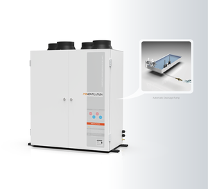 เครื่องลดความชื้นแบบตั้งพื้น ERV จากโรงงานโดยตรง 2 in 1 พร้อมระบบระบายอากาศแบบกู้คืนพลังงานและระบบลดความชื้นในตัว พร้อมปั๊มน้ำในตัว - Product Image 2
