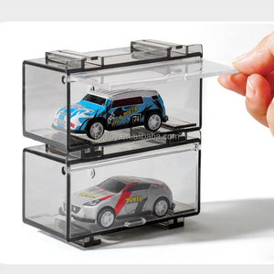 กล่องเก็บของโมเดลรถ1/64กล่องเก็บของอะคริลิกใสแบบหล่อป้องกันฝุ่นสำหรับ<span class=keywords><strong>รถ</strong></span>ขนาดเล็ก - Product Image 2