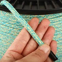 Corde d'évacuation légère en aramide mélangé de 7 mm avec boucle à griffe de poulet pour l'alpinisme, le sauvetage et les évacuations en haute altitude