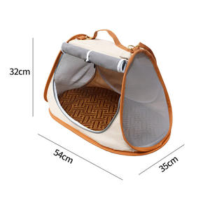 Haute Qualité Pliant Pet Carrier Nouveau Pliable Chat Yuanbao Sac Design Moderne En Plein Air Voyage Maille Pet Sac - Product Image 6
