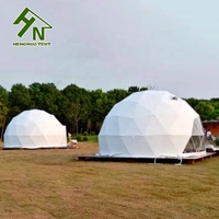 Dômes géodésiques de haute qualité pour resorts familiaux, tentes dôme pour événements extérieurs, tentes préfabriquées écologiques