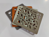 Sous-verres creux en cuir antidérapants résistants à la chaleur et imperméables Table à manger Napperons en cuir PU Tapis et tampons