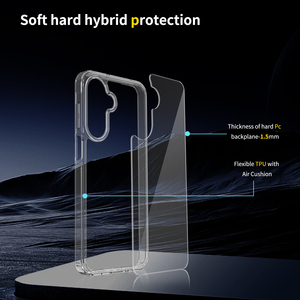 Funda Transparente para <span class=keywords><strong>Samsung</strong></span> Galaxy A17, Antirrayaduras, TPU+PC, Antigolpes, Protectora, para <span class=keywords><strong>Samsung</strong></span> A07 A27 A37 A57 A16 - Product Image 5