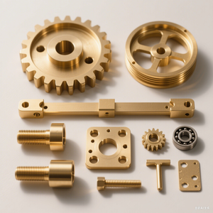 Piezas de latón mecanizadas de prototipo personalizado de precisión de fábrica OEM - Product Image 1