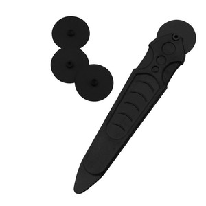 Carbon Fiber Roller Pry Bar Black With Three Wheels For Phone Screen Removal - Product Image 5