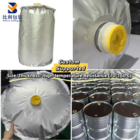 Revêtement de tambour de soupape en feuille d'aluminium de qualité industrielle Taille personnalisée, résistance à la chaleur/antistatique et vannes sur mesure pour l'emballage de baril