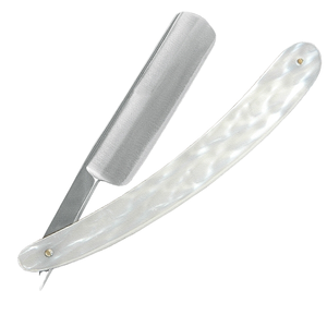 Professional Single-<b>Blade</b> Straight <b>Razor</b> Face Body Shaving Open Cut Throat Feature Safety Design Stainless Steel Wood Plastic - Product Image 1