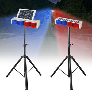 Luce di Segnalazione Stradale LED Solare IP67 Impermeabile 120W 160W Bicolore <span class=keywords><strong>Rosso</strong></span> e <span class=keywords><strong>Blu</strong></span> per Sicurezza e Traffico - Product Image 6