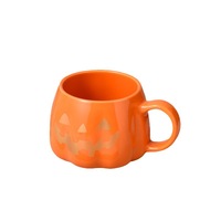 Tasse en céramique citrouille d'Halloween créative tasse à thé de bureau et tasse à lait cadeau pour la fête