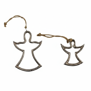 Ángel colgante de Metal de lujo, adornos de Navidad, decoración de árbol, fiesta festiva, decoración del hogar, accesorios coleccionables de Ángel - Product Image 1