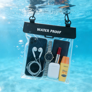 ซองกันน้ำสำหรับโทรศัพท์มือถือรุ่นใหม่ IPX8 PVC Fit All Essentials ใช้งานได้กับหน้าจอสัมผัส  ขนาดใหญ่ - Product Image 1