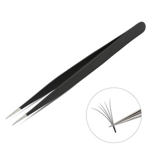 Pinzas Profesionales de Acero Inoxidable con Punta Afilada para Extensión de Pestañas, en Oferta, Precio Económico, Herramienta de Belleza para Uso en Salón - Product Image 2