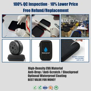 Kotak Penyimpanan Keras EVA Tahan Air Anti Guncangan Berkualitas Tinggi Klasik untuk Perjalanan dengan Ritsleting - Product Image 5