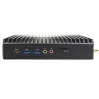 Mini PC industriel compact sans ventilateur J6412 Processeur Intel Client léger windows 11 Mini PC avec 3 HDMI Support Triple Display