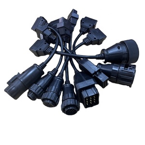 Chất lượng cao xe cáp chẩn đoán xe tải OBD 2 cáp 8 trong 1 xe tải cáp cho 150E <span class=keywords><strong>TCS</strong></span> CDP - Product Image 1