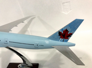 Modèle d'avion en résine Boeing B777 de la Compagnie aérienne <span class=keywords><strong>Air</strong></span> <span class=keywords><strong>Canada</strong></span>, 47 cm, 1/157, avec ailes fixes et support d'exposition - Product Image 4