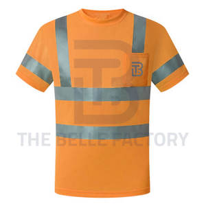 Qualité supérieure Respirant À Manches Courtes Réfléchissant Sécurité Vêtements De Travail T-Shirt Options Personnalisées Anti-Statique Spandex Matériel CE - Product Image 1