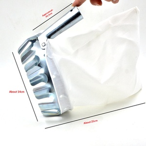 Attrezzo per la Raccolta di Cachi, <span class=keywords><strong>Gancio</strong></span> in Ferro per la Raccolta di Frutta con Sacchetto in Tessuto, Forbici per Altezze Elevate, Multifunzione, Industriale, Manuale, Domestico - Product Image 3