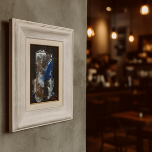 Trang trí nhà cửa Motif quy mô nhỏ trừu tượng thủ công đóng khung tranh tường trong nhà - Product Image 3